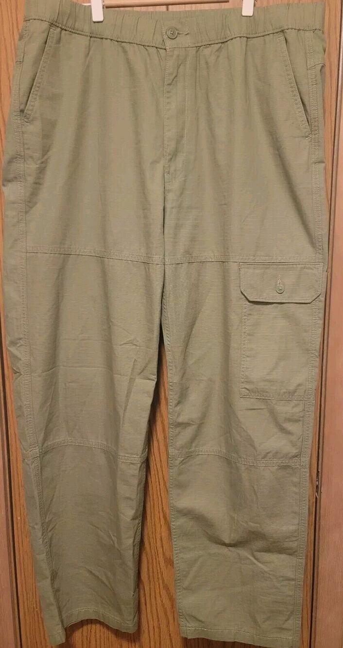 Levis Mens Green Casual Cotton Pants W/ Pockets,Size 38(40)